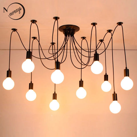 Modern big Spider Industrial black