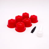 6pcs Pack Reusable Dolce Gusto Coffee Capsule Plastic Refillable